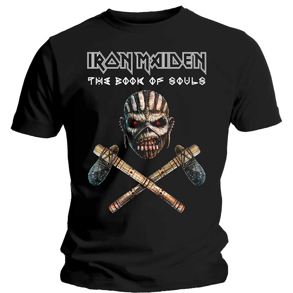 Iron Maiden Men's Tee: Axe Colour