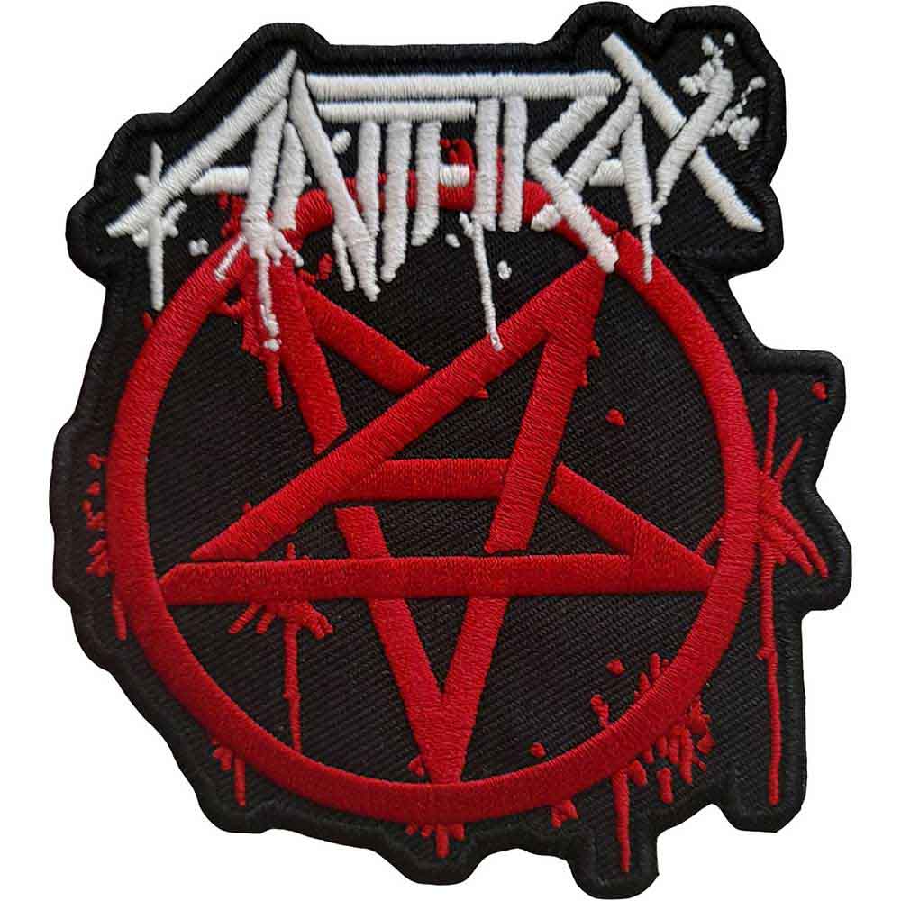 Anthrax Woven Patch: Pent Logo (Standard)