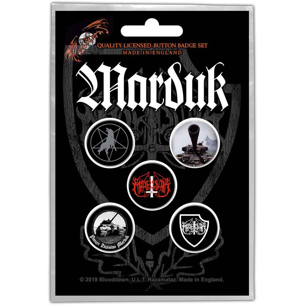 Marduk Panzer Division Button Badge pack