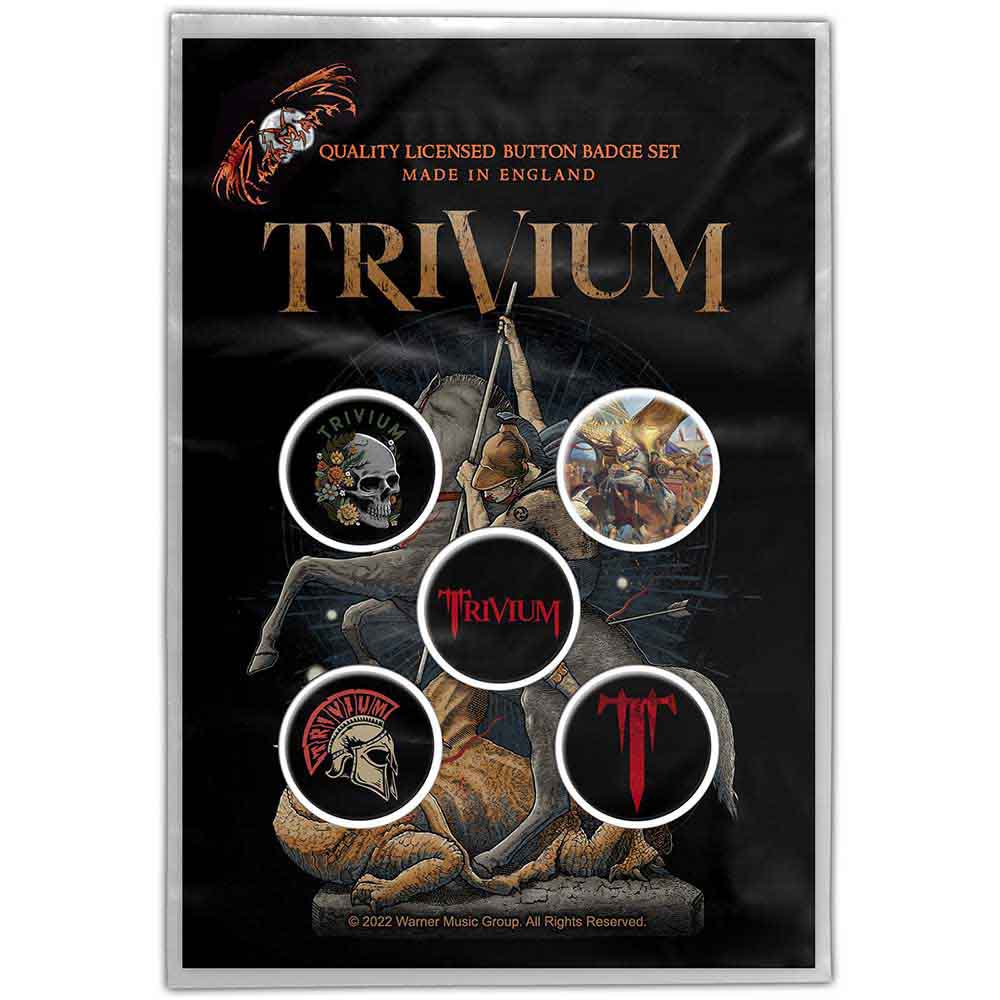 Trivium In The Court Of The Dragon badge pack