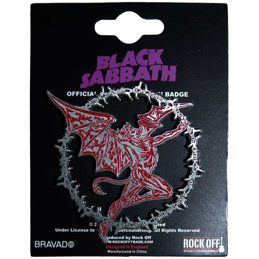 Black Sabbath Daemon Ring Pin Badge
