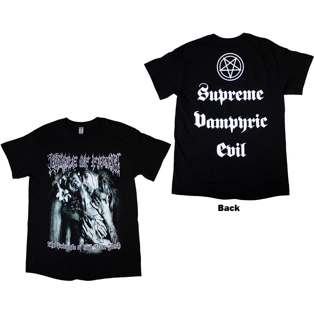 Cradle of Filth Unisex Tee: Supreme Vampiric Evil