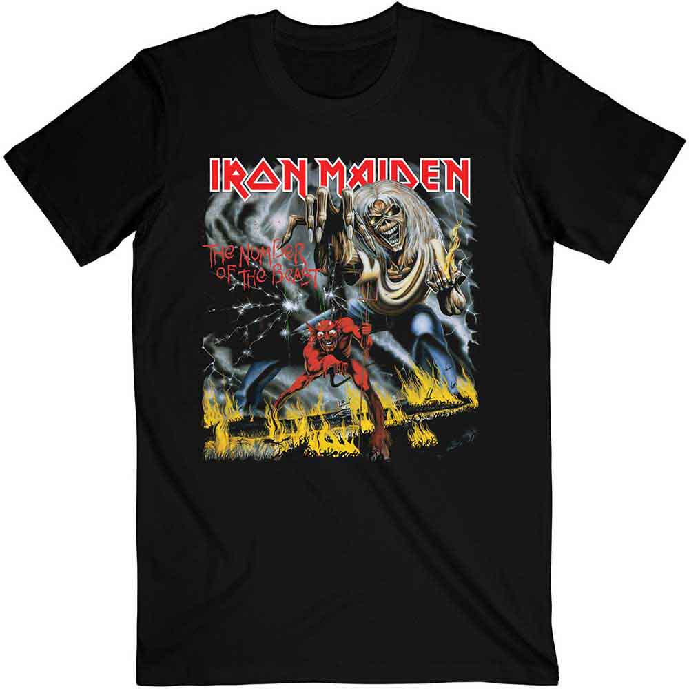 Iron Maiden Unisex Tee: Number of the Beast