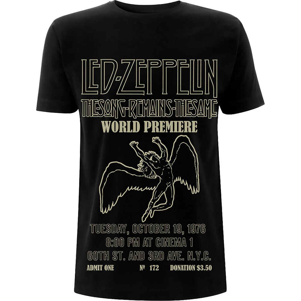 Led Zeppelin Unisex Tee: The Song Remains the Same