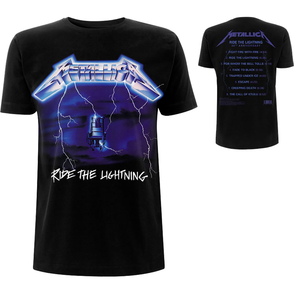 Metallica Unisex Tee: Ride The Lightning