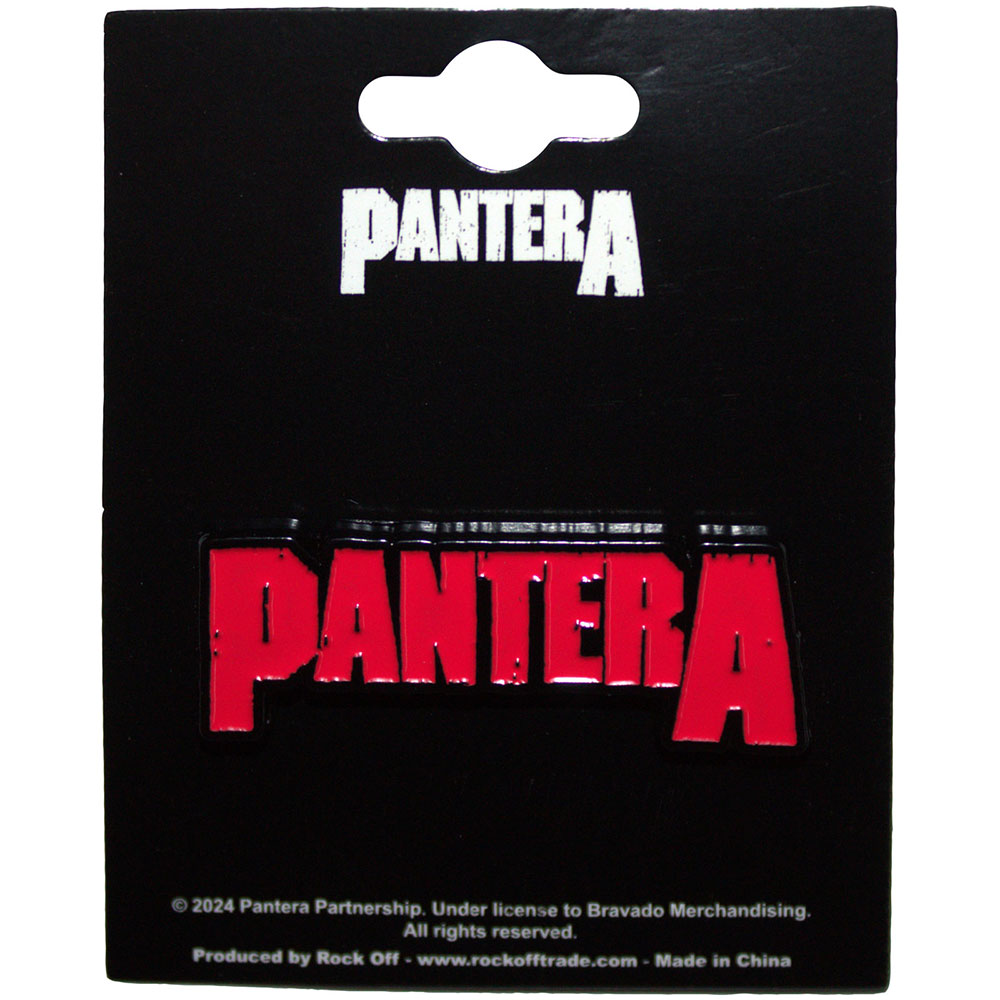 Pantera Red Logo Pin Badge