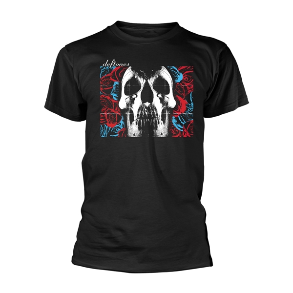 Deftones Unisex Tee: Rose Skull