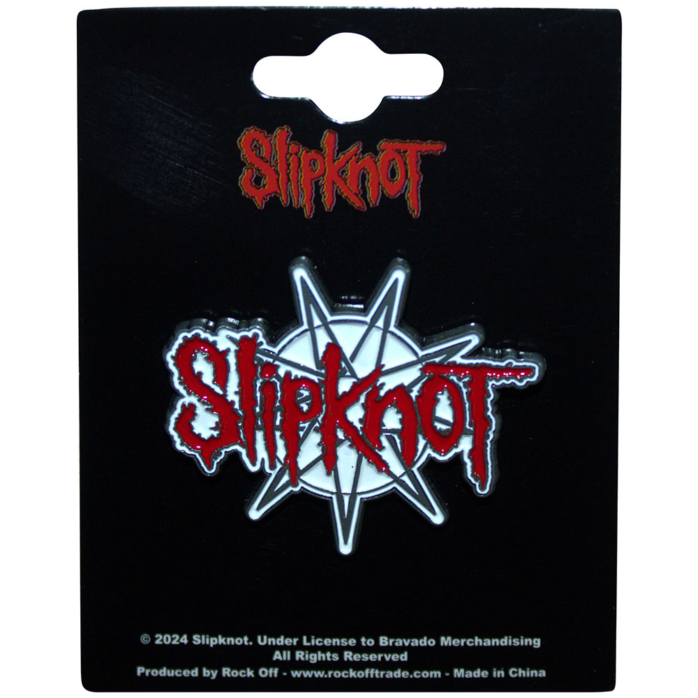 Slipknot 9-Point Star Logo Pin Badge