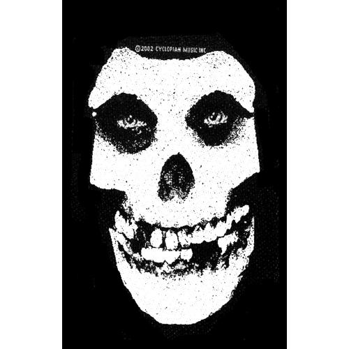 Misfits White Skull Standard Patch