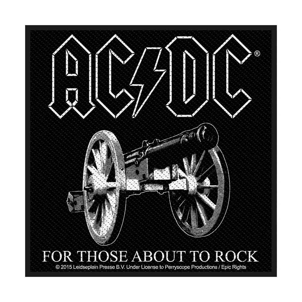 ACDC For Those About To Rock BL Standard Patch