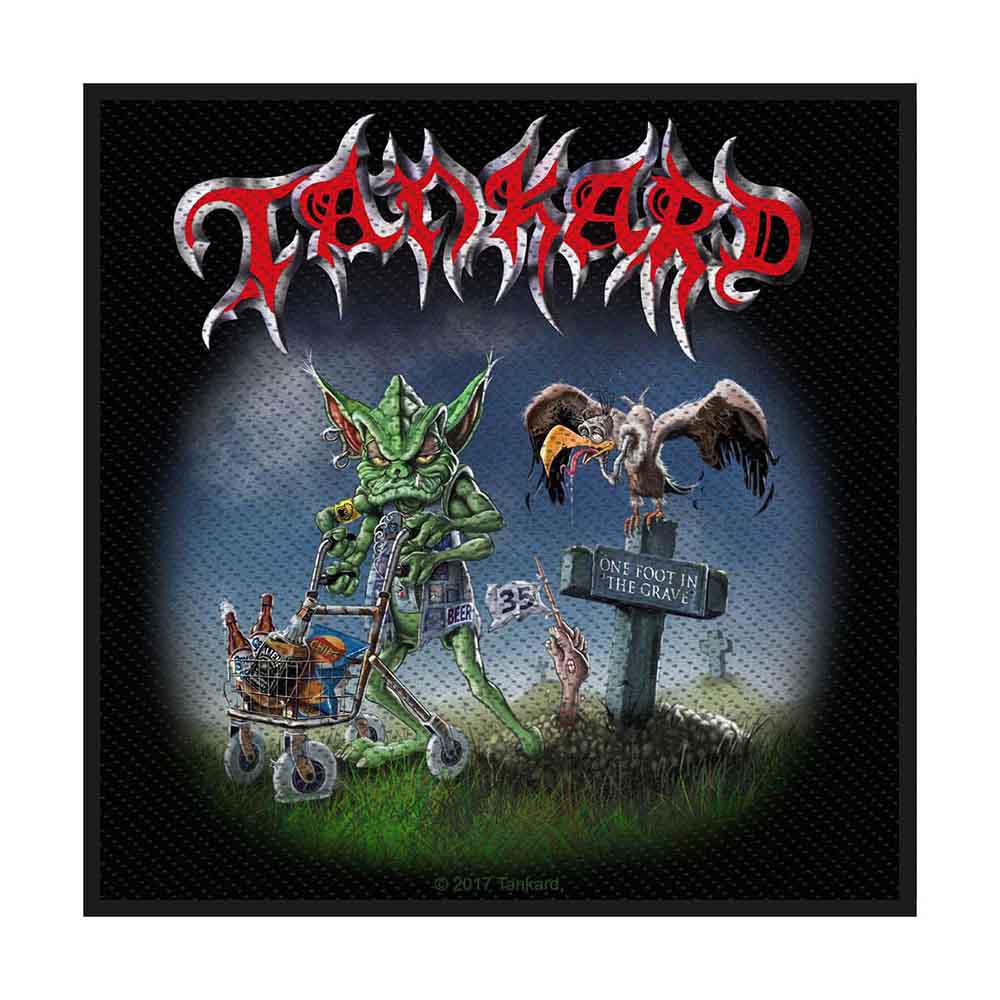 Tankard_One Foot In The Grave_Standard Patch