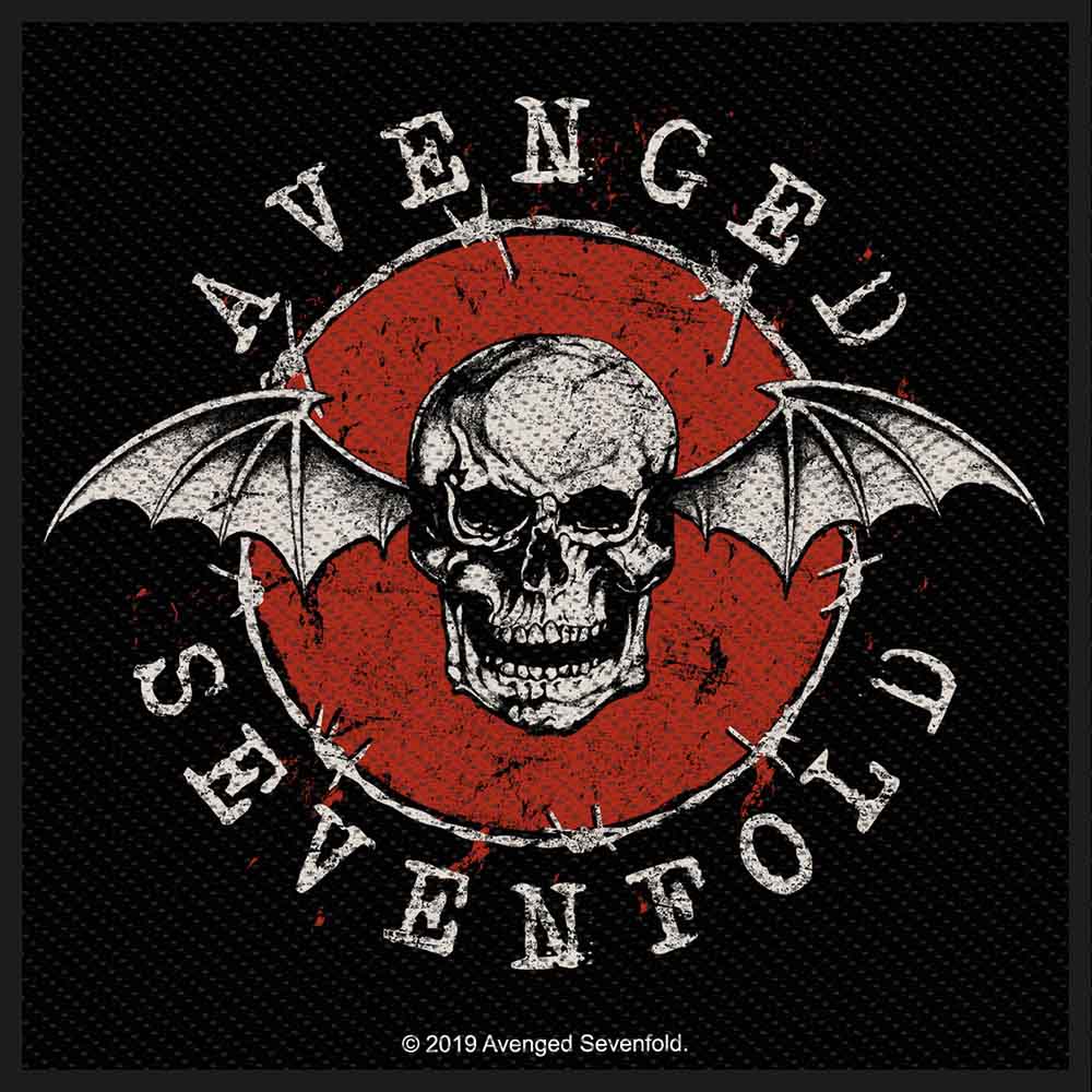 AvengedSevenfold Distressed Skull Standard Patch