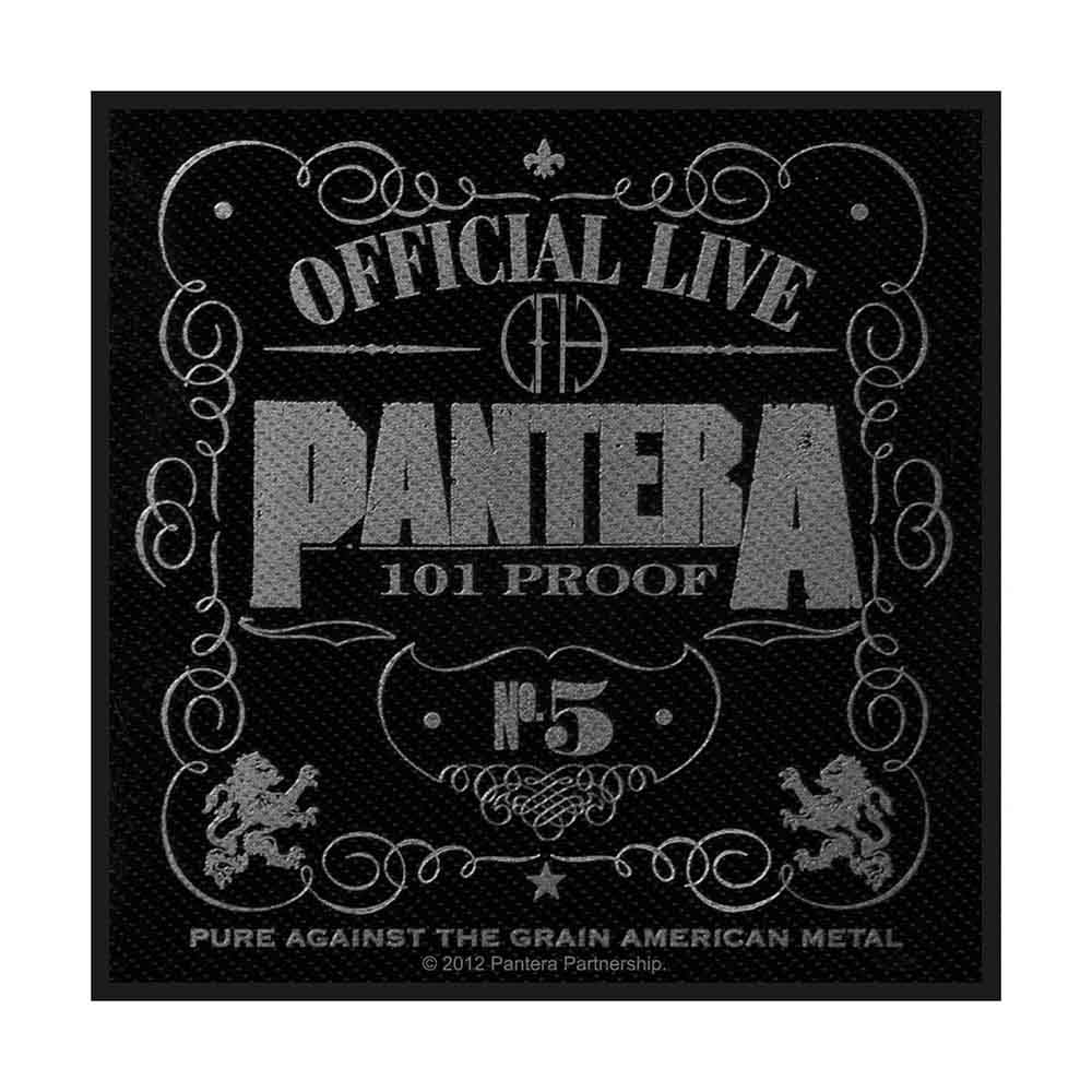 Pantera_Official Live 101% Proof_Retail Packaged Patch
